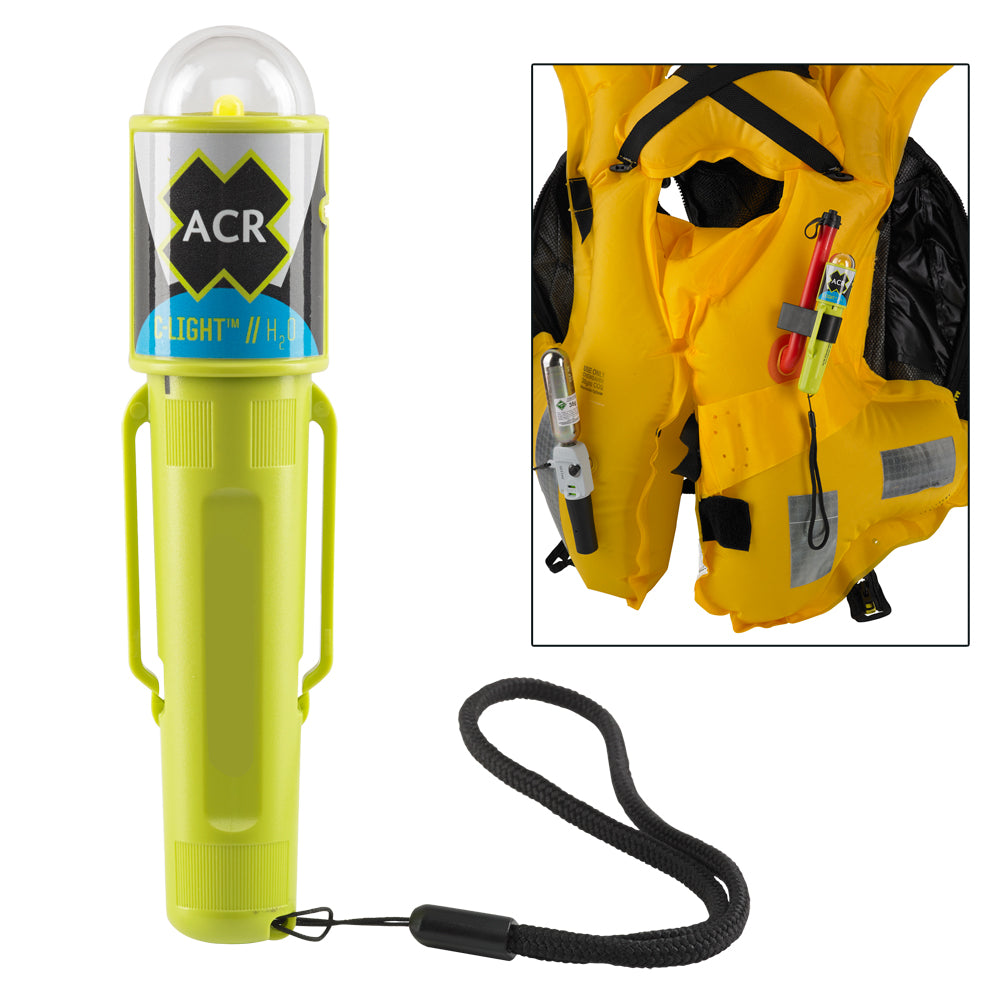 ACR C-Light H20 - Water Activated LED PFD Vest Light w/Clip