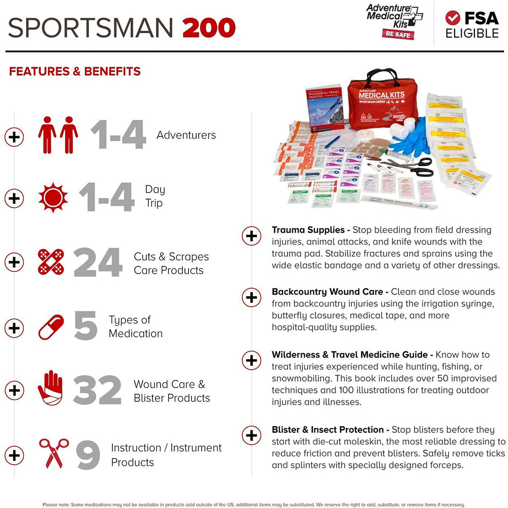 Adventure Medical Sportsman 200 First Aid Kit_Additional4