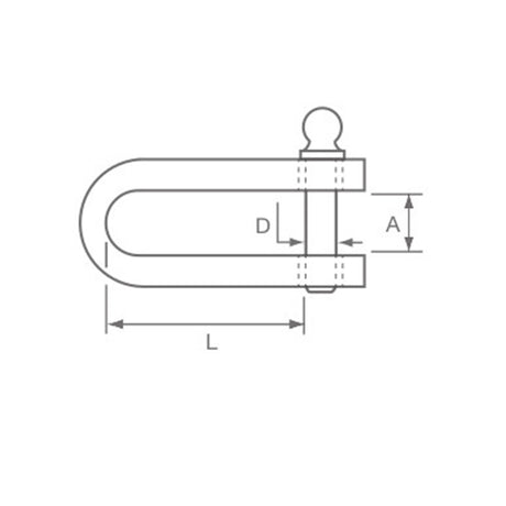 Allen Round Body D Shackle 5 mm Dia._Additional1