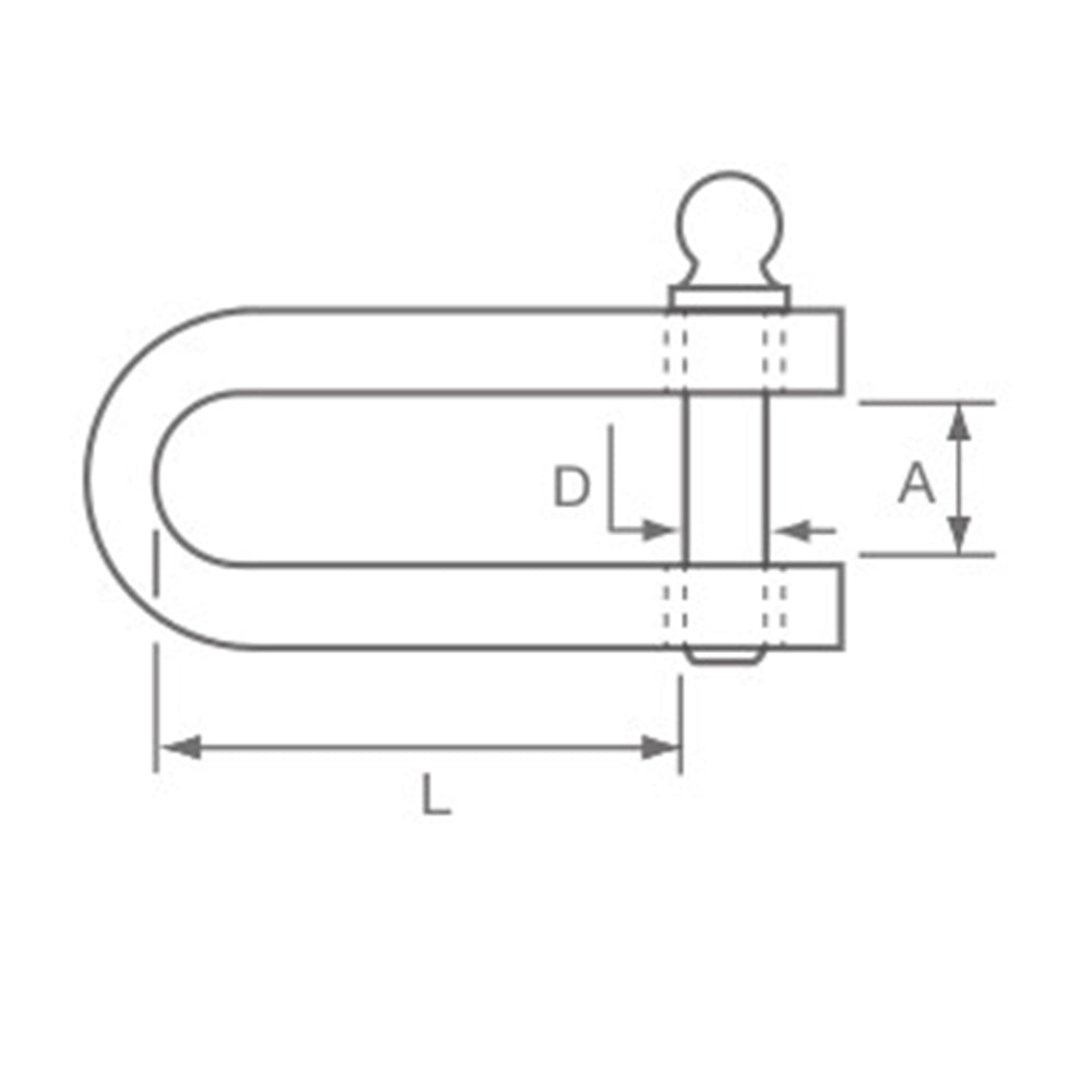 Allen Round Body Twisted Shackle 8 mm Dia._Additional1