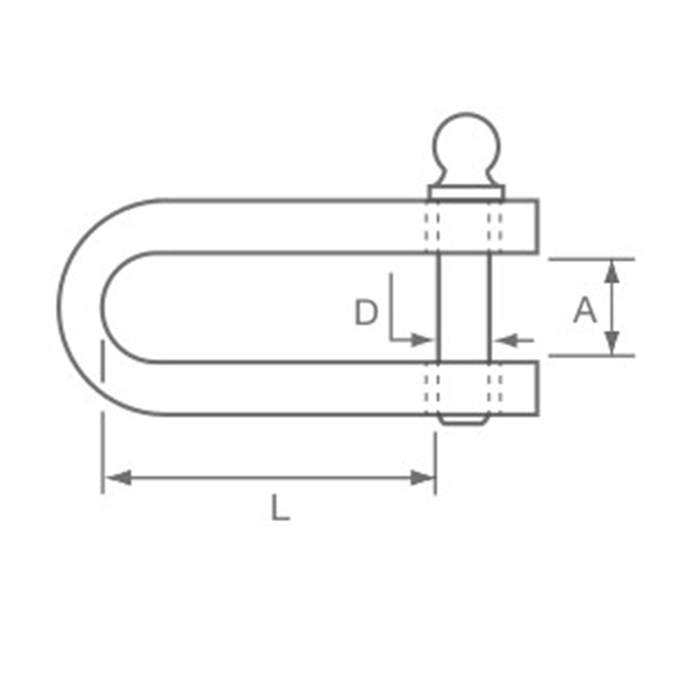 Allen Round Body Twisted Shackle 10 mm Dia._Additional1