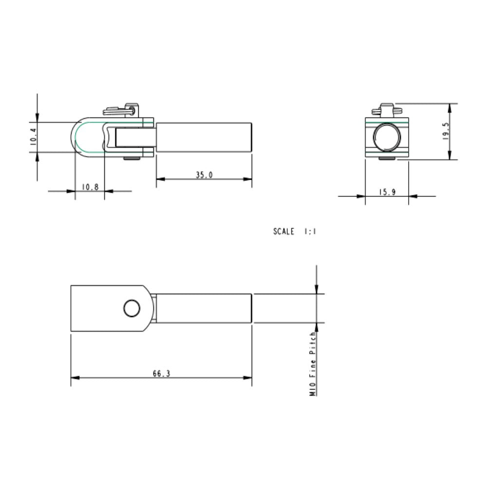 Allen Stainless Steel Batten Connector For A.419S_Additional1