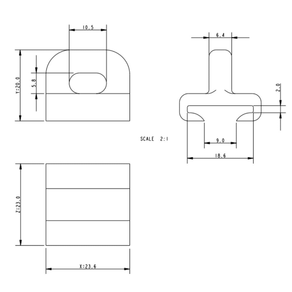 Allen 18 mm External Sail Slide_Additional1