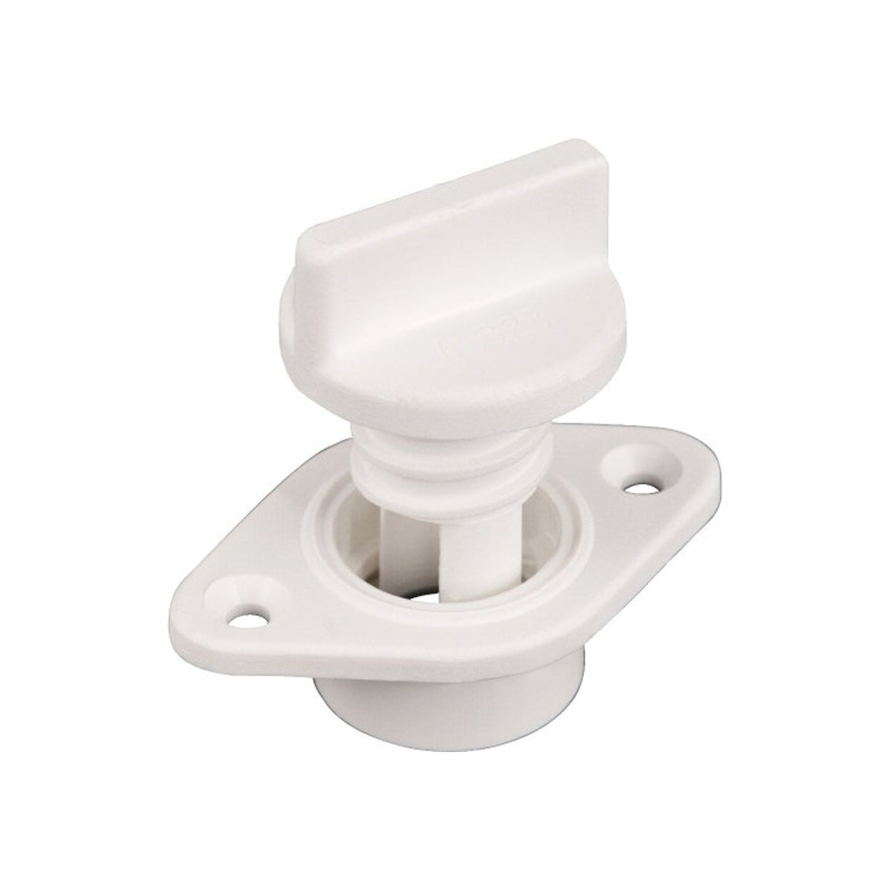 Allen Drain Socket and Captive Screw Bung White