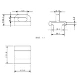 Allen 23 mm External Sail Slide_Additional1