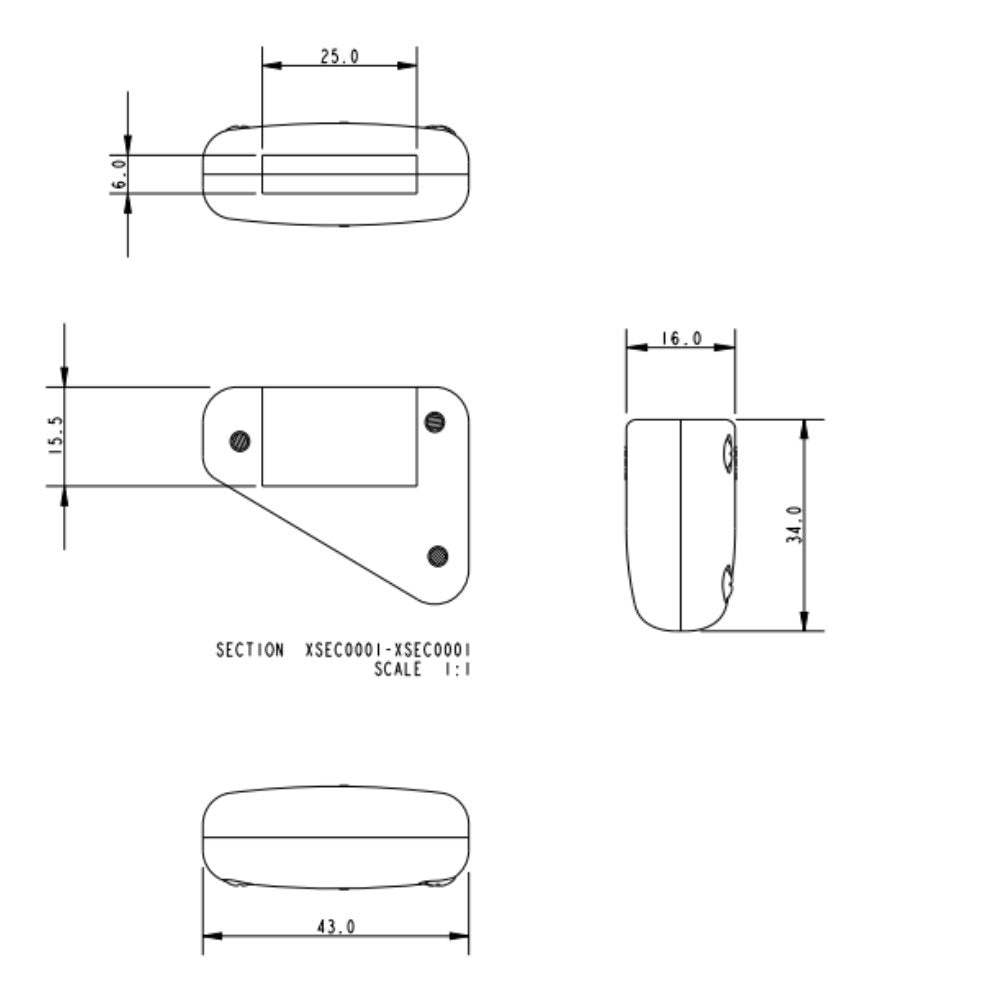 Allen 25 mm Batten Pocket Protector with Stainless Steel Screws_Additional1