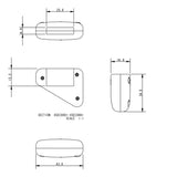 Allen 25 mm Batten Pocket Protector with Stainless Steel Screws_Additional1