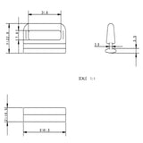 Allen 10 mm Internal Sail Slide_Additional1