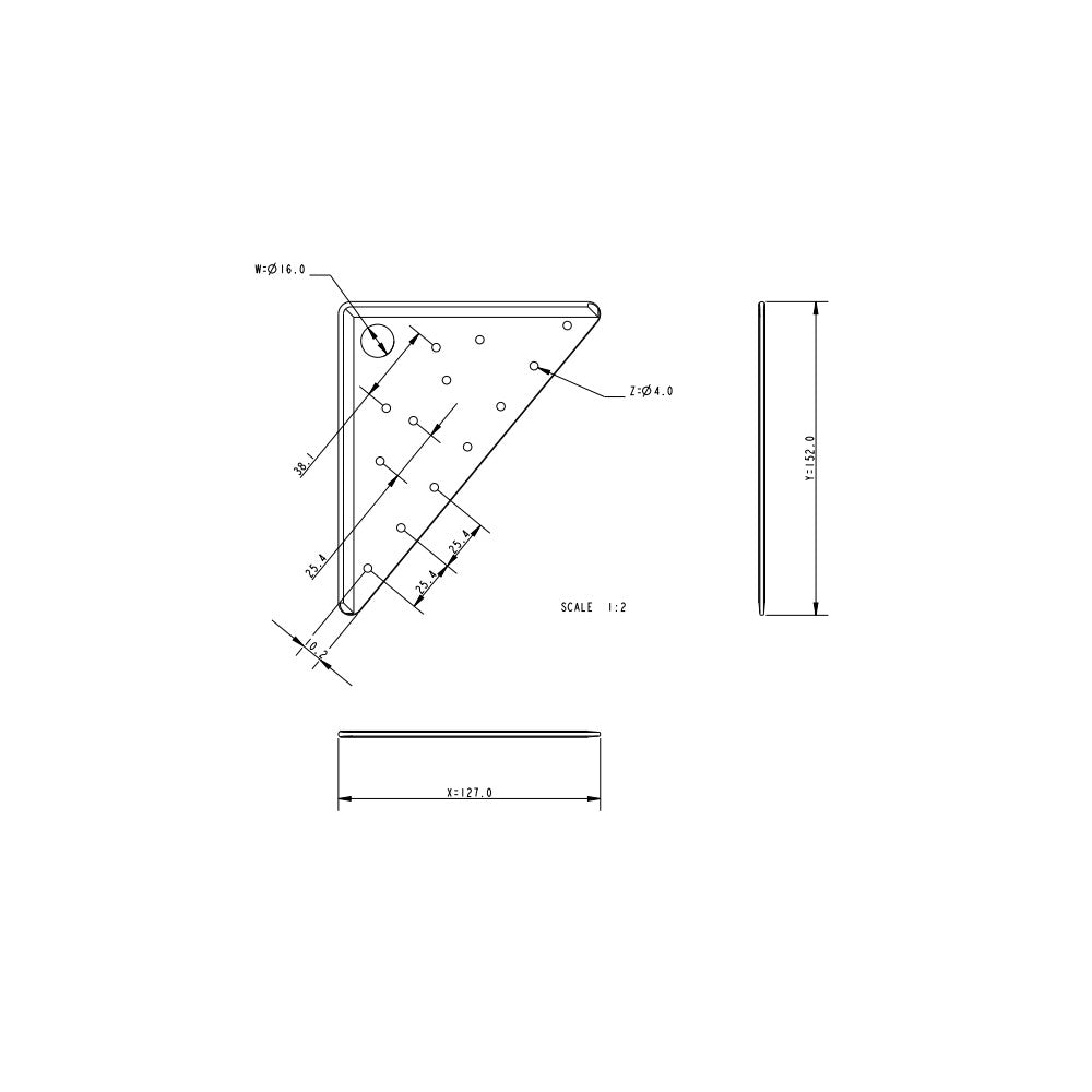 Allen Mainsail Headboard Large Triangle_Additional1