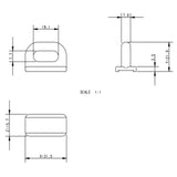 Allen 15 mm Internal Sail Slide_Additional1