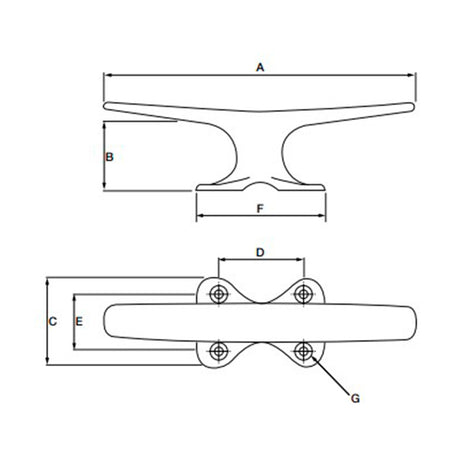 Allen Deck Cleat 90 mm_Additional1