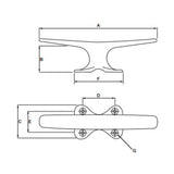 Allen Deck Cleat 133 mm_Additional1