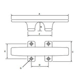 Allen Slimline Deck Cleat 350 mm_Additional1