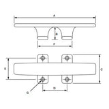 Allen Deck Cleat 258 mm_Additional1