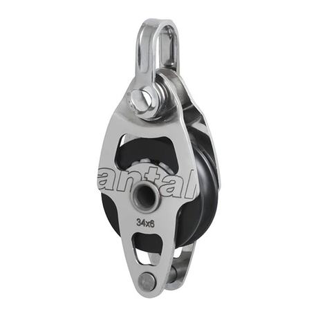 Antal Mini Block 34x6 Series - Single Shackle w/ Becket