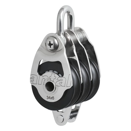 Antal Mini Block 34x6 Series - Triple Shackle w/ Becket