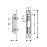 Antal Dual Sheeve Mast Block 40 mm Sheave_Additional1