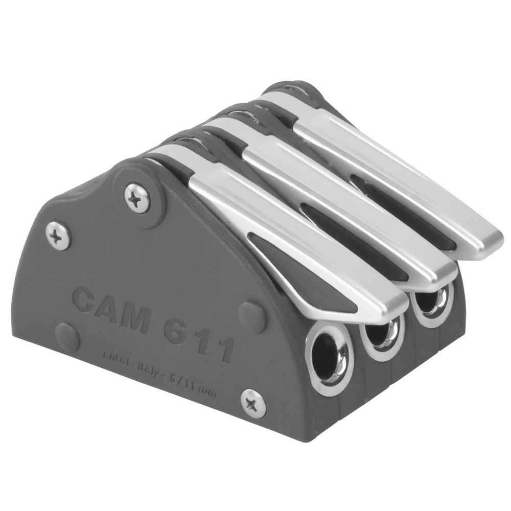 Antal CAM 611 Series Rope Clutch Triple (6 to 11 mm Lines) -Silver