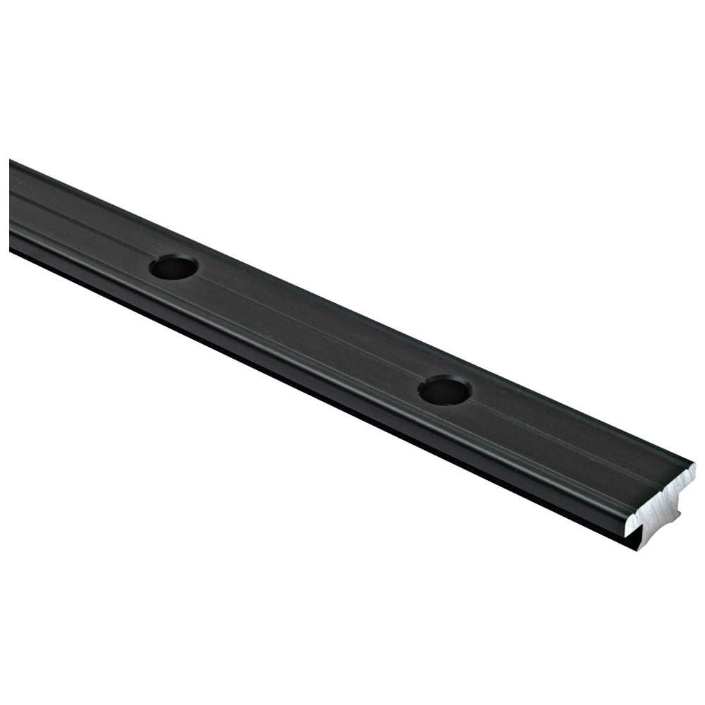 Antal T Track 40 x 8 100 mm Holes Spacing Black - 2 m