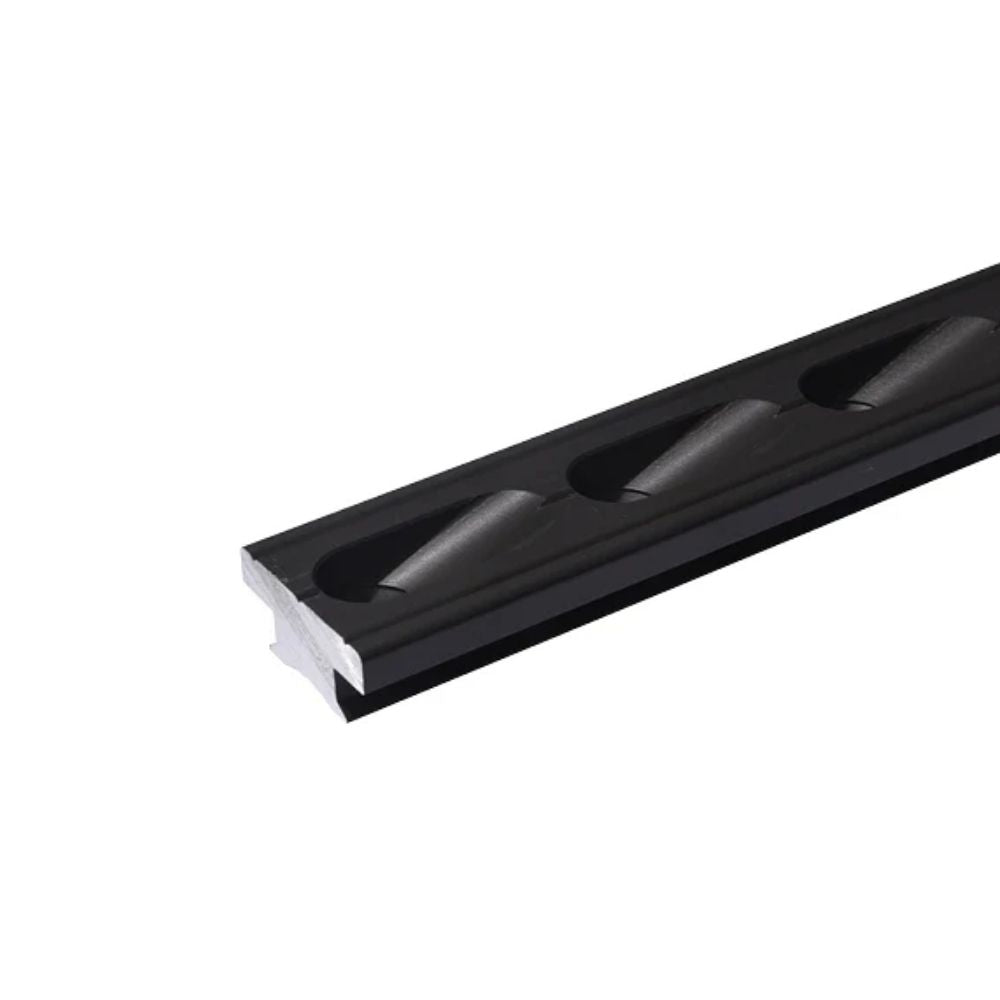 Antal T-Track - Aluminum (Black anodized) - Length: 3.3 ft (1.0 m) - 1 9/16 x 5/16 in (40.0 x 8.0 mm) - Hole Distance: 2.0 in (50.0 mm)