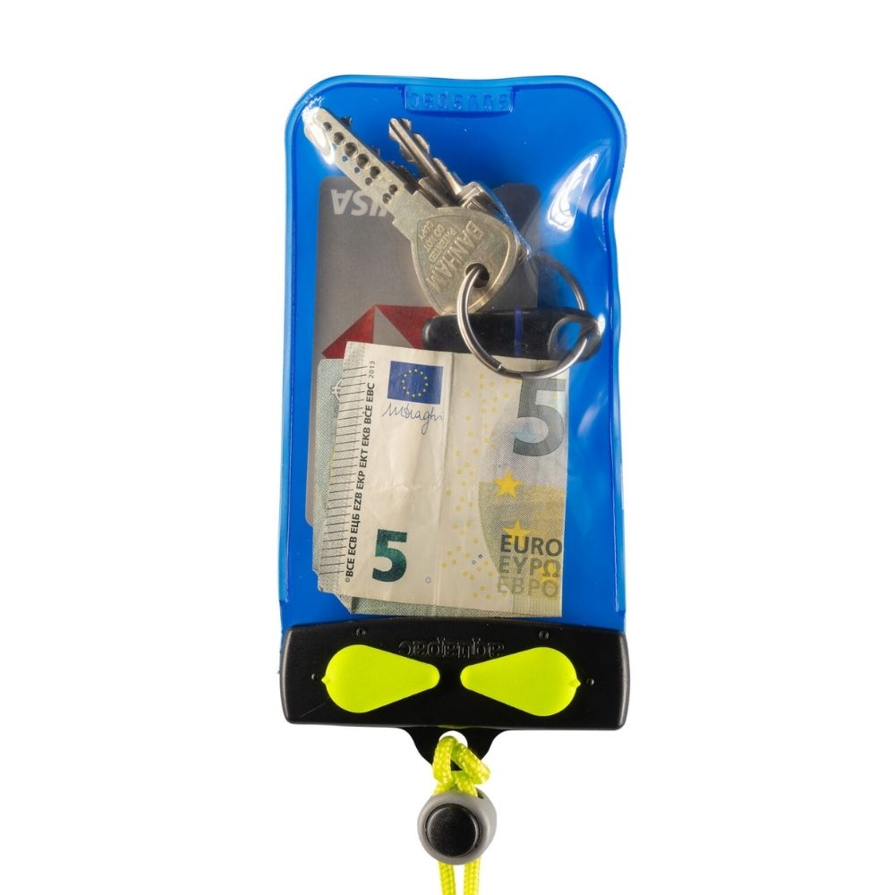 Aquapac Keymaster Blue/Clear- (Green Levers & Cord)