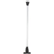 Attwood All Round Lights - LightArmor Pole Light, Folding, Horizontal w/ Adaptor (Aluminum) - 12"