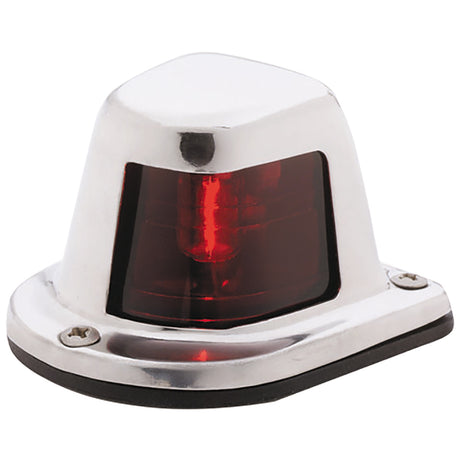 Attwood Side Lights - Horizontal Mount 112.5&deg; 1nm Red (Stainless Steel)