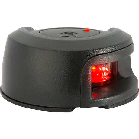 Attwood Side Lights - LightArmor Horizontal Mount 112.5&deg; 2nm Red (Black Composite)