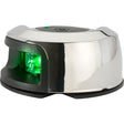 Attwood Side Lights - LightArmor Horizontal Mount 112.5&deg; 2nm Green (Stainless Steel)