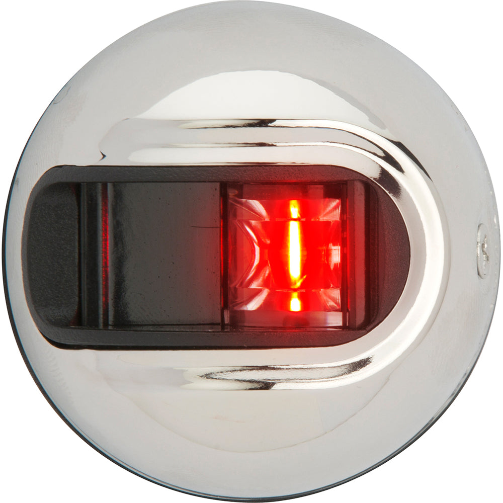 Attwood Side Lights - LightArmor Vertical Mount 112.5&deg; 2nm Red (Stainless Steel)