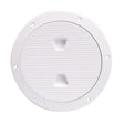 Beckson 6" Non-Skid Screw-Out Deck Plate - White