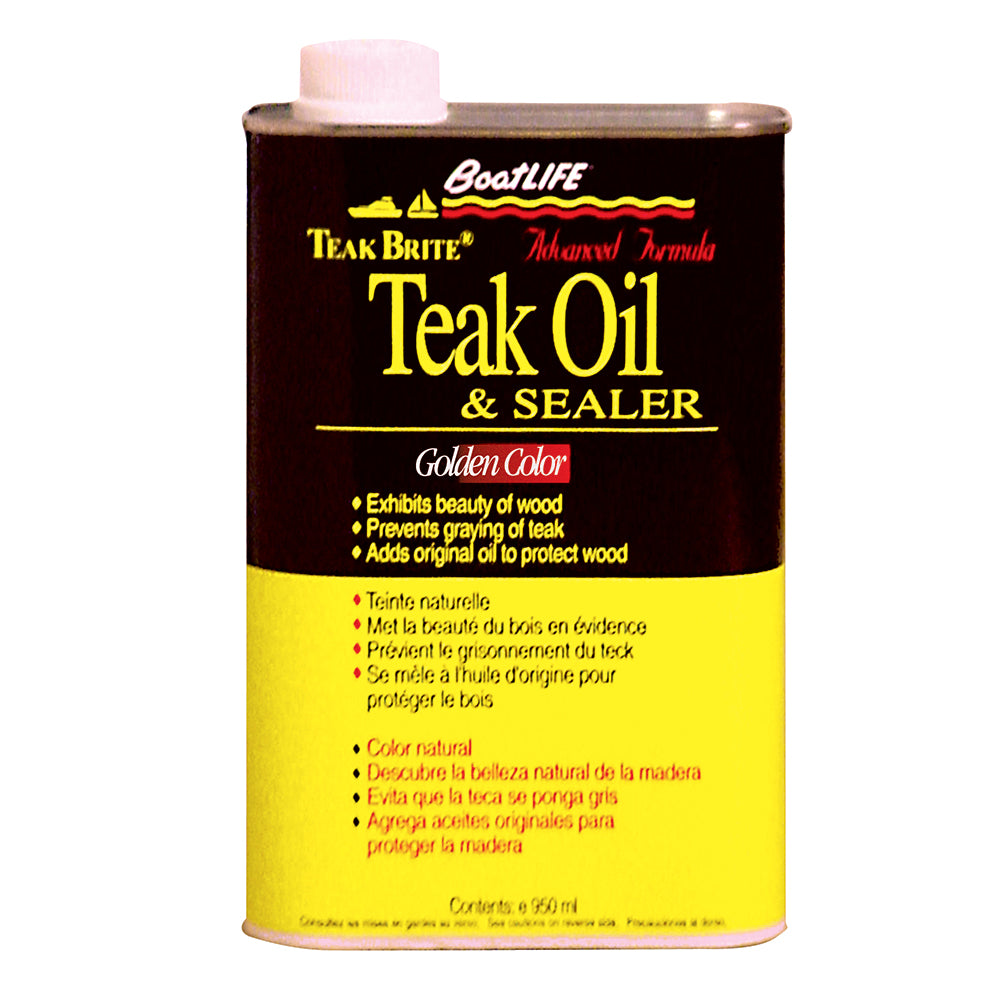 BoatLIFE Teak Brite Advanced Formula Teak Oil - 32oz *Case of 12*