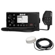 B&G V60-B VHF Marine Radio w/DSC, AIS (Receive &amp; Transmit) &amp; GPS-500 GPS Antenna