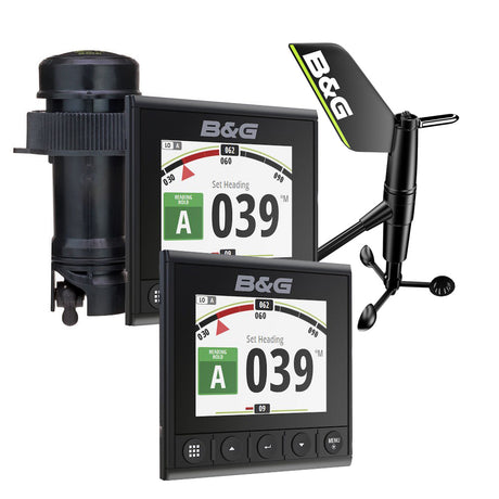 B&G Triton&sup2 Speed, Depth &amp; Wireless Wind System Pack - 2 Triton&sup2; 4.1" Color Display, DS