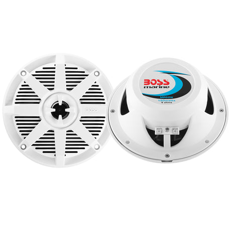 Boss Audio MR52W 5.25" 2-Way 150W Marine Speaker - White - Pair