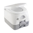 Dometic - SeaLand 974MSD Portable Toilet 2.6 Gallon - Grey w/Brackets