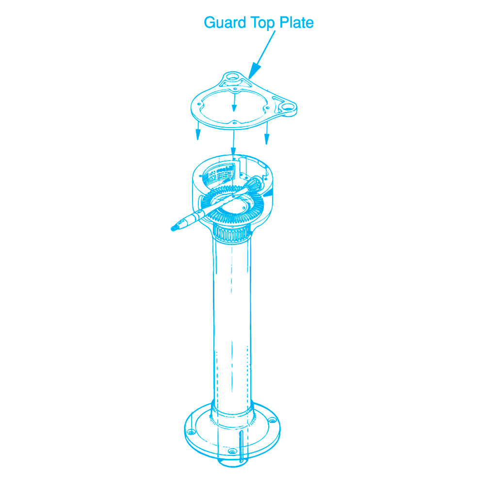 Edson Stainless Top Plate - 8" for 400, 402, 464 Pedestals_Additional1