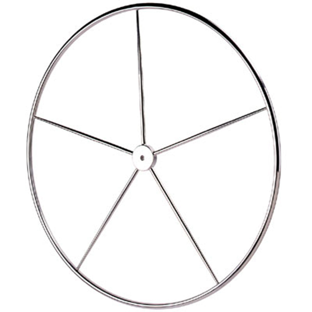 Edson Wheel, SS Dished Destroyer 20" W/Straight Hub