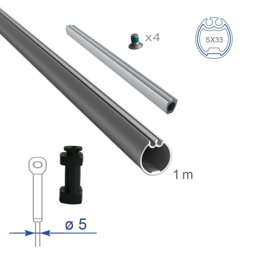 Facnor Complete Section 1m (SX33) 5mm Forestay