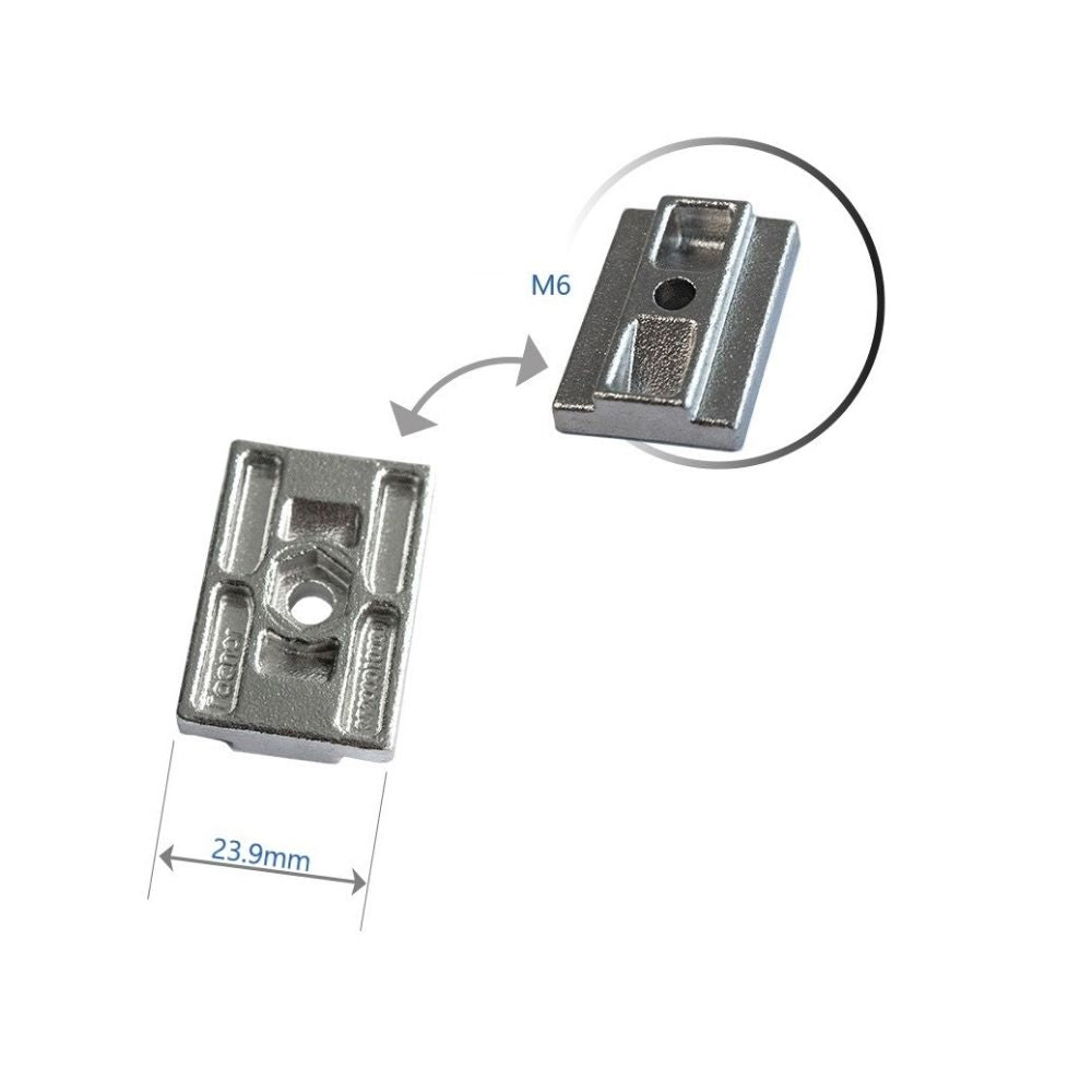 Facnor Single Flat Slug - SS PL3 M6