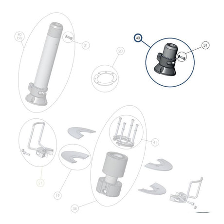 Facnor Drum Rotating Nose Only for LX165-LX180 Furlers