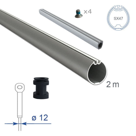 Facnor Complete Section 2m (SX47) 12mm Forestay