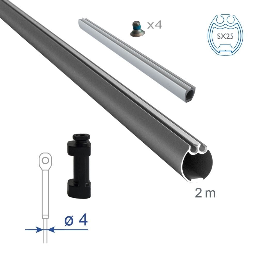 Facnor Complete Section 2m (SX25) 4mm Forestay