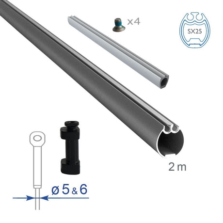 Facnor Complete Section 2m (SX25) 5-6mm Forestay