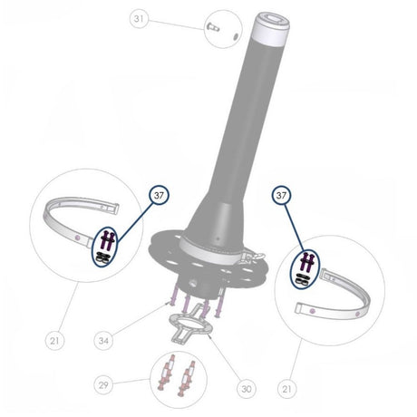 Facnor Screw Set for Half Guide