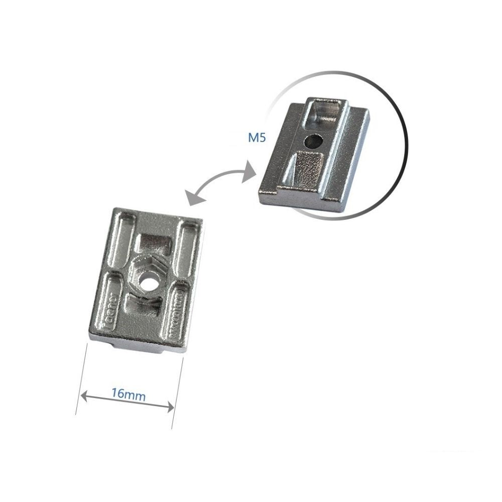 Facnor Single Flat Slug - SS PL3 M5 16mm Wide