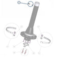 Facnor Screw & Washer for Telescopic Section for FD090-FD110-FD170-FD190 Furlers