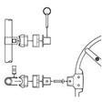 Forespar Davit Mount Set w/strut mounts