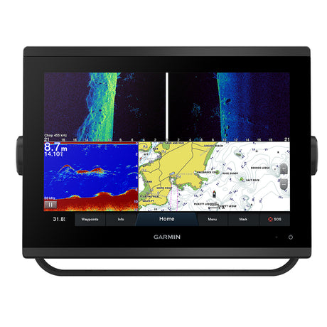 Garmin GPSMAP&#174; 1223xsv With Worldwide Basemap SideV&#220;, ClearV&#220; and Traditional CHIRP S