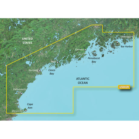 Garmin BlueChart g2 Vision HD - VUS002R - South Maine - microSD /SD